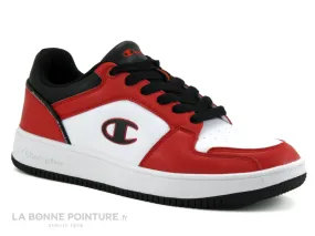 Achat chaussures ZERO faute Homme Basket, vente Champion REBOUND 2-0 Low S21906-CHA-RS001 - Rouge Blanc Noir - Basket H
